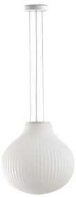 FARO 28301 - Luster na lanku ISABELLE 1xE27/15W/230V pr. 40 cm biela