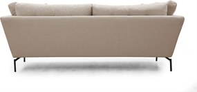 Třímístná pohovka Mapa 214 cm krémová