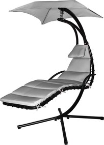 Garden Line ZÁHRADNÉ HOJDAČKOVÉ KRESLO, ŠEDÉ