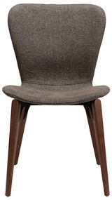 PARAGON ČALÚNENÁ STOLIČKA brown/walnut