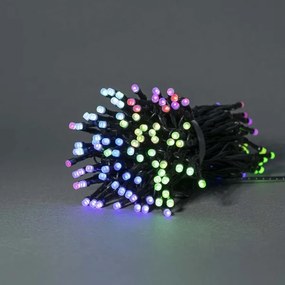 Nedis WIFILX01C84 - LED RGB Vonkajšia reťaz 84xLED/8 funkcií 13m IP65 Wi-Fi Tuya