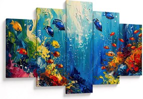 Obraz - Maľba podmorského sveta (150x105 cm)
