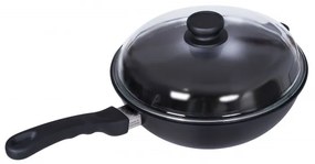 AMT Gastroguss Indukčný wok titánový ø 28 cm x 9 cm / 3 l s pokrievkou