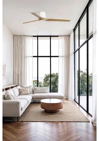 FARO 33838WT - Stropný ventilátor HEYWOOD TUB L borovica/biela pr. 132 cm WT + D