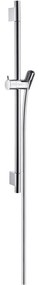 Hansgrohe Unica, S Puro sprchová tyč 650 mm so sprchovou hadicou Isiflex 1600 mm, chrómová, HAN-28632000