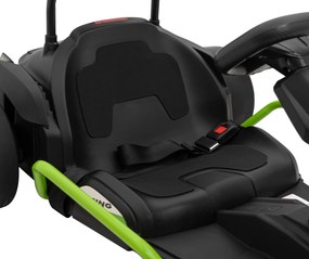 Ramiz Detská motokára na batérie Fast 3 Drift čierna + funkcia driftu + motory 2x150W + LED rádio + pásy