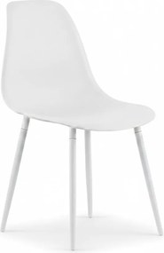 Jedálenská stolička OSAKA plastová, biela