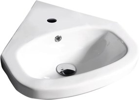 Aqualine Aqualine, VITROYA keramické umývadlo rohové 46x46cm, VT145