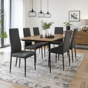 Jedálenská stolička sivá DCL-V5031 GREY2