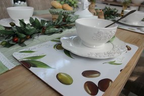 Olivové korkové prestieranie na stôl 40x30cm 6ks