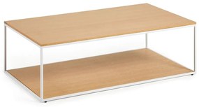 Konferenčný stolík vo svetloprírodnej farbe s doskou v dubovom dekore 60x110 cm Yoana – Kave Home