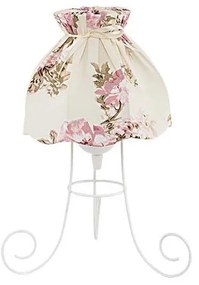 Duolla - Stolná lampa VIOLIN 1xE27/40W/230V pr. 28 cm ruža