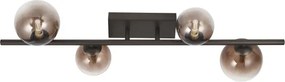BRILAGI - LED Prisadený luster MILLA 4xG9/3W/230V hnedá/dymová hnedá