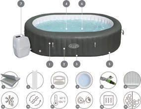 Vírivka Bestway 60067 Lay-Z-Spa Mauritius Jacuzzi