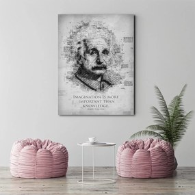 Gario Obraz na plátne Vedec Albert Einstein - Gab Fernando Rozmery: 40 x 60 cm