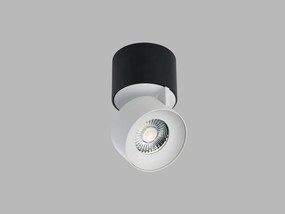 LED2 11508231D Stropné bodové svietidlo KLIP ON LED, 11W, 2700K, 770lm, IP20, čierna/biela, DALI/PUSH