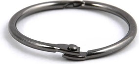 Matne čierne krúžky k sprchovému závesu v súprave 12 ks Ringo Small – Spirella