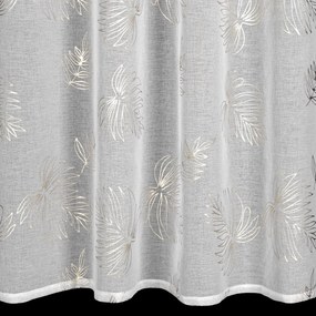 ZÁCLONA NA KRÚŽKOCH CAPRI 140X250 CM VZOROVANÁ