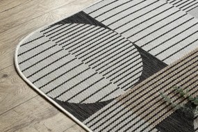 Koberec ORGANIC 2769 krémový / čierny / naturálny