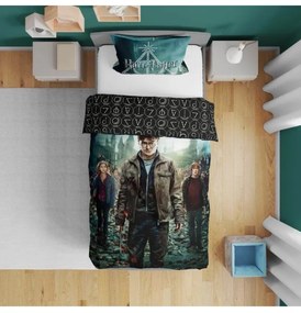 Obliečky Harry Potter a Dary smrti 140x200 + 70x90 cm FARO
