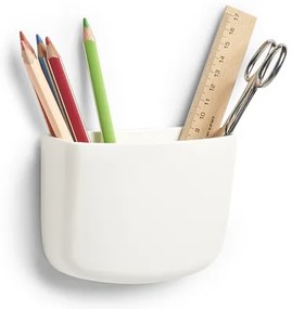 Kuchynský ORGANIZÉR samolepiaci, biely, plastový HOLDER, 13x5x9 cm