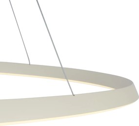 Škandinávske závesné svietidlo béžové 72 cm vrátane LED s 3-stupňovým stmievaním - Circuit