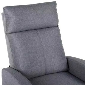 LuxuryForm DESIGN Televízne kreslo RUFO s polohovaním - šedé