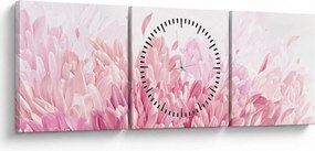 Obraz - Rozkvet (s hodinami) (90x30 cm)