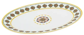 Porcelánový servírovací tanier Villa Altachiara Gardeny, 29,5 x 21 cm