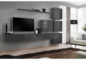 Obývacia stena Switch IX Grafit