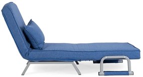 Kreslo pohovka rozkladacia PRATO modrá - vintino.sk