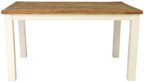furniture-nabytek.cz - Rustikálny jedálenský stôl z masívu mango 200x90
