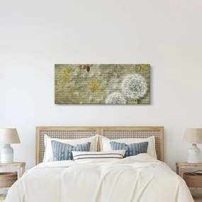Obraz - Púpavy unášané vetrom (120x50 cm)