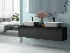Besco Umývadlo na dosku z liateho mramoru Assos S-Line Glam S UM D 51x41x15 cm, bez otvoru pre batériu