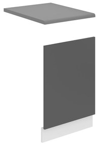 Panel na umývačku Belini Premium Full Version odkrytý 45 cm šedý mat s pracovnou doskou