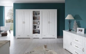 Šatníková skriňa 2-dverová Atik, biela