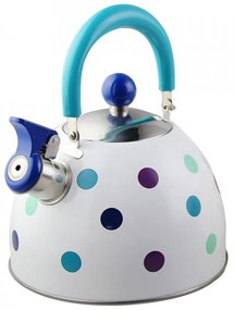 Haus Roland HOME ELEMENTS Varná kanvica na vodu Schangzher s bodkami a rukoväťou 2,5l Barva: oranžová