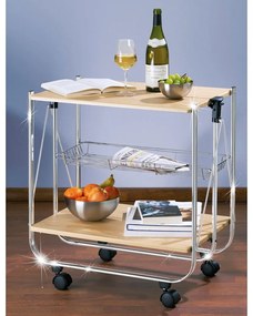 Servírovací stolík na kolieskach 40.5x68 cm Dinett – Wenko