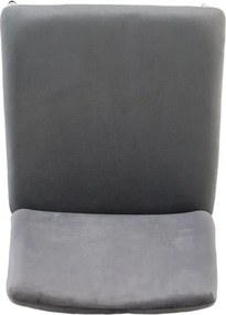 Jedálenská stolička Mette, stredne šedá látka