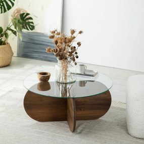 Konferenčný stolík Bubble Walnut