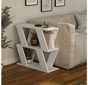 Asir Odkladací stolík LAZENA 57x60 cm biela 855DTE2843