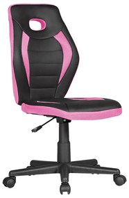 XXXLutz OTOČNÁ STOLIČKA PRE MLÁDEŽ, čierna, pink MID.YOU - Online Only detský nábytok - 000850014201