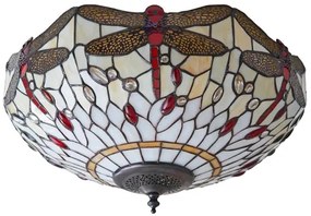 Endon 70723 - Stropné svietidlo Tiffany DRAGONFLY 2xE27/60W/230V pr. 41 cm