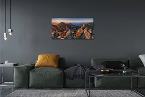 Obraz canvas horské slnko 140x70 cm