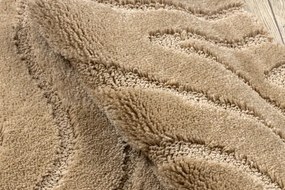 Kúpeľňový koberček SUPREME WAVES vlny, béžový