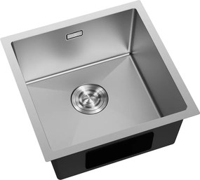 Mexen Trixo, 1-komorový nerezový drez 440 x 440 mm, brúsená oceľ, 6413441000-01