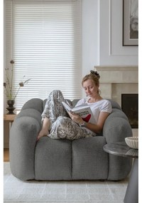 Sivé kreslo Shell – Miuform