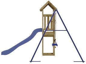 Vonkajšia súprava na hranie impregnovaná borovica