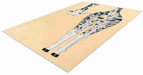 Jutex Detský kusový koberec Greta 602 giraffe, Rozmery 1.15 x 1.70