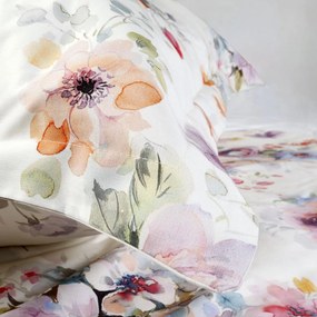 SATÉNOVÉ OBLIEČKY LUXURY FARYA 200X220 CM, 2KS 70X80 CM KVETY